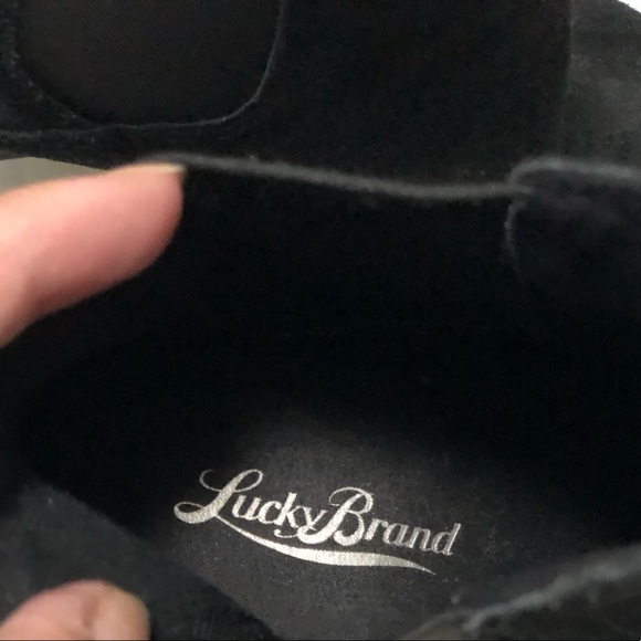 Lucky Brand suede wedge boots - Picture 4 of 5